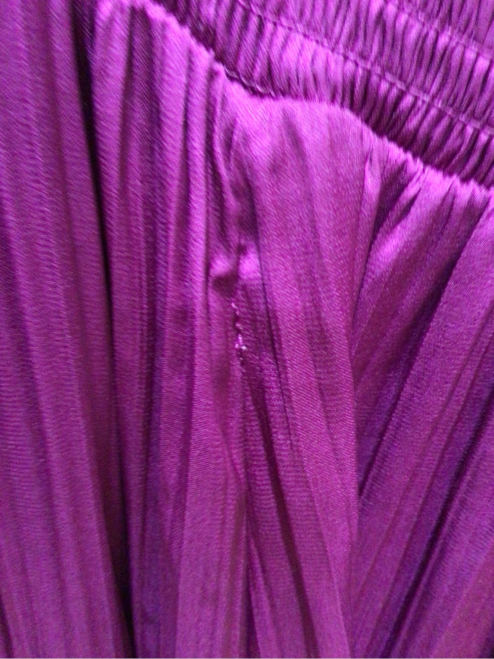 Worthington Silky Flowy Festival Asymmetrical Maxi Skirt L - Picture 3 of 4